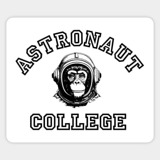 Astronaut College Sticker